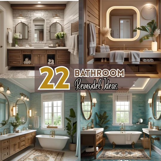 22 Stunning Bathroom Remodel Ideas to Transform Your Personal Space in 2025